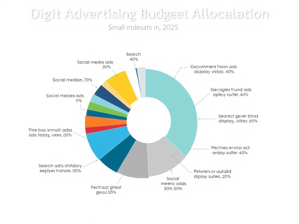 Digital advertising budget allocation chart for small businesses Digital advertising budget allocation chart for small businesses