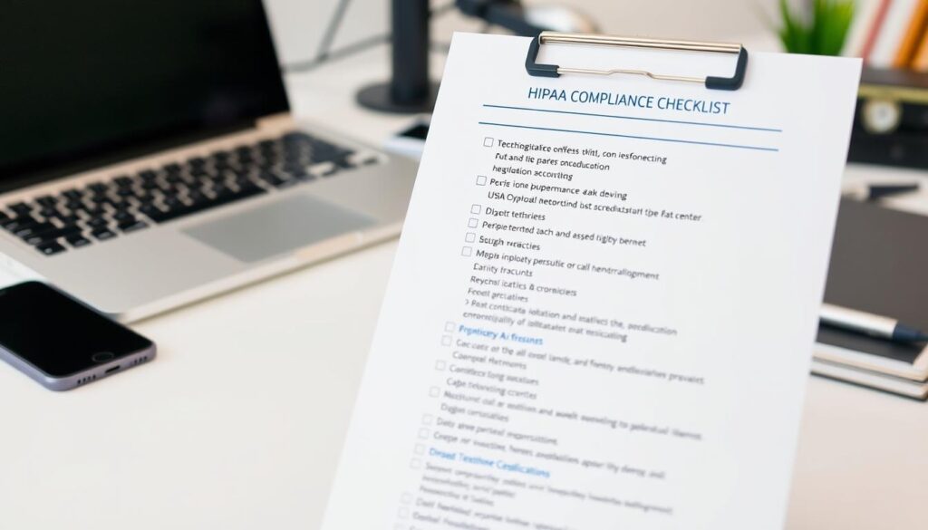 HIPAA compliance checklist