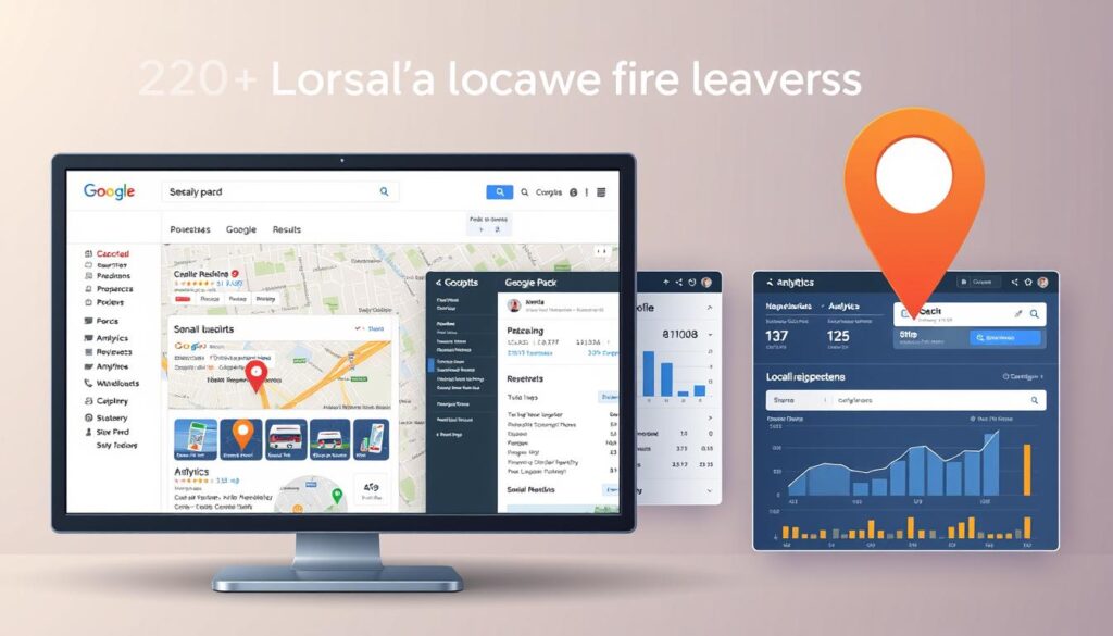 Local SEO strategies for small businesses in 2025 showing map listings and search results Local SEO strategies for small businesses in 2025 showing map listings and search results