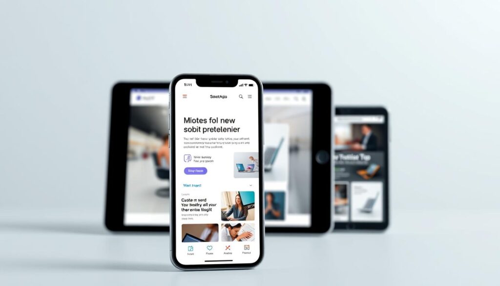 Mobile-friendly website design