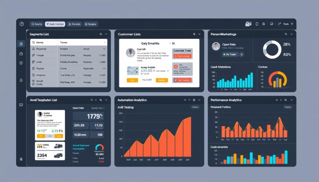 Personalized email marketing campaign dashboard for small business Personalized email marketing campaign dashboard for small business