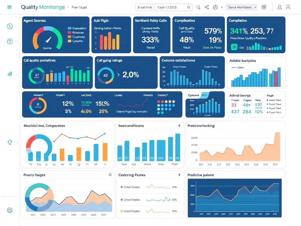 Real-time quality monitoring dashboard for call center management Real-time quality monitoring dashboard for call center management
