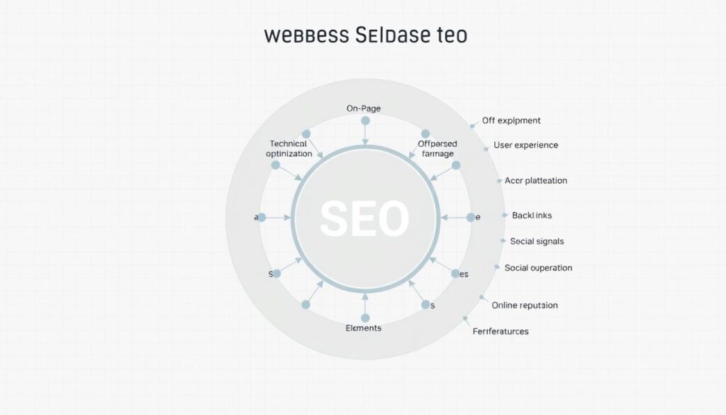 SEO components diagram