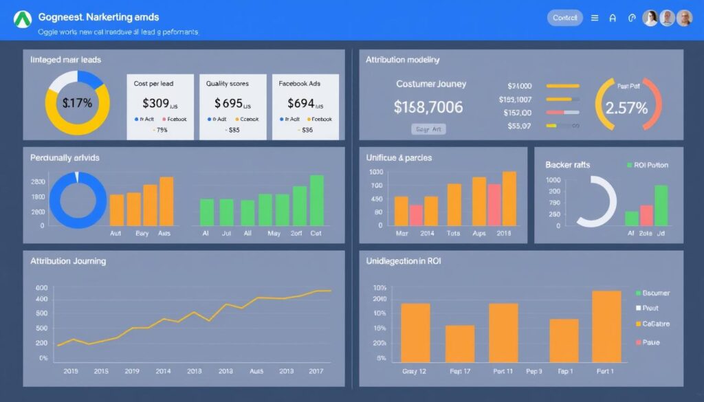 Screenshot of integrated Google Ads and Facebook Ads reporting dashboard Screenshot of integrated Google Ads and Facebook Ads reporting dashboard