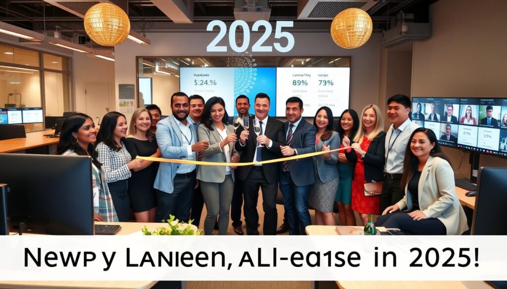 Successful call center launch celebration with team in 2025 Successful call center launch celebration with team in 2025