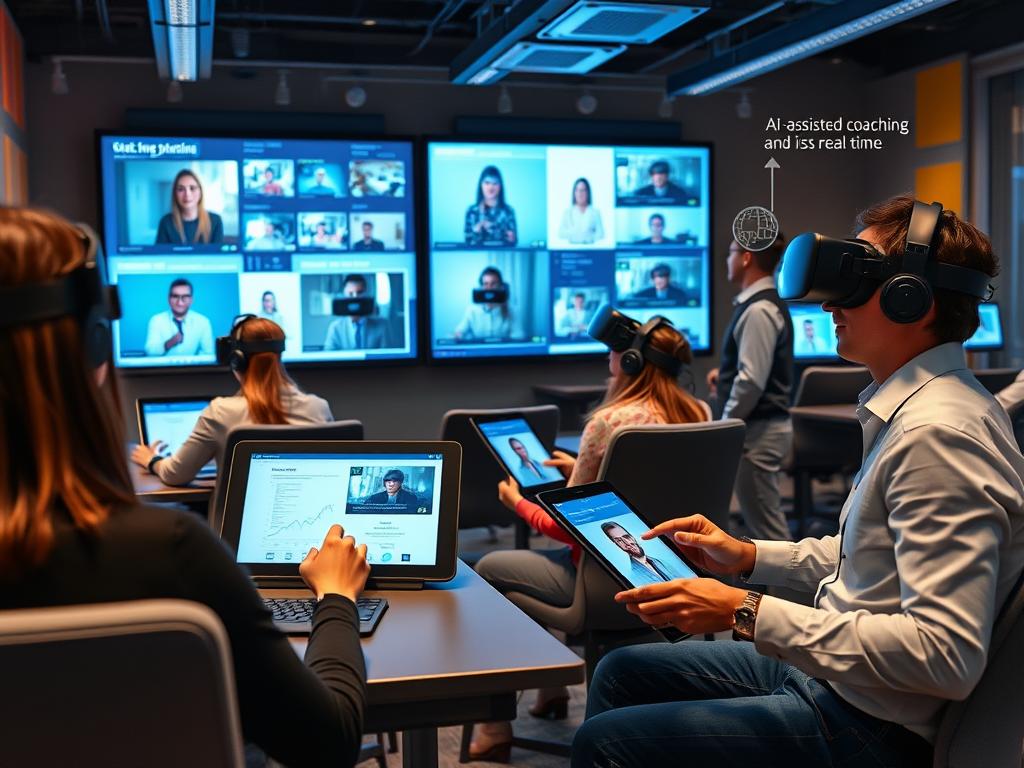 Virtual reality training session for call center agents in 2025 Virtual reality training session for call center agents in 2025