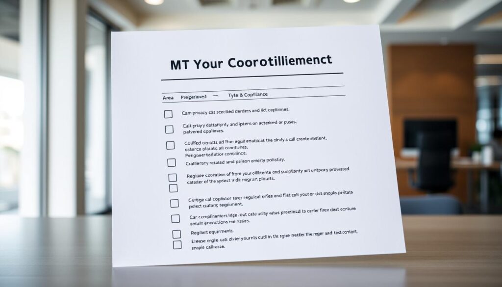 call center compliance checklist