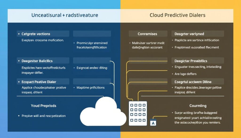 cloud predictive dialer vs on-premises