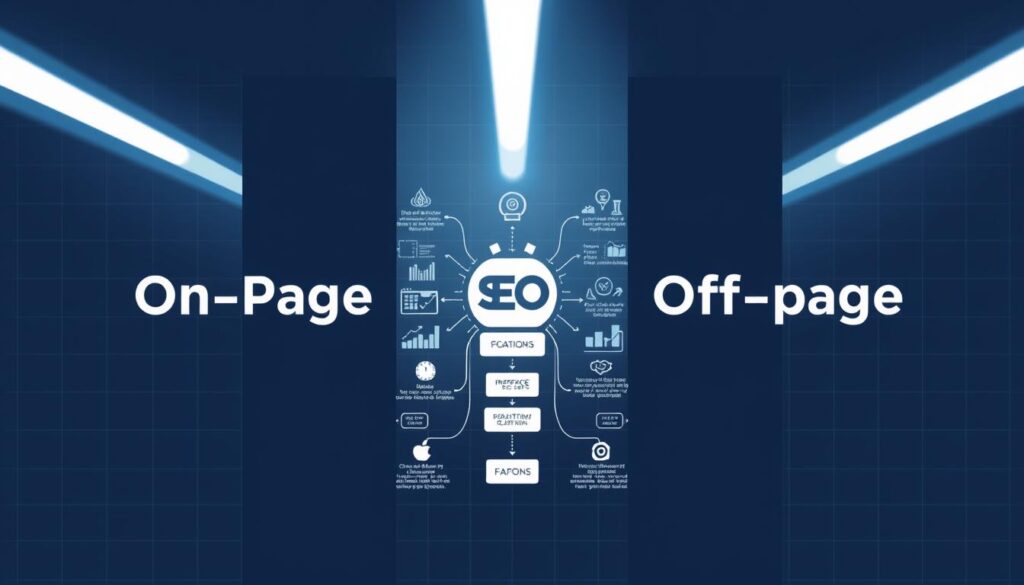 comparative SEO analysis diagram