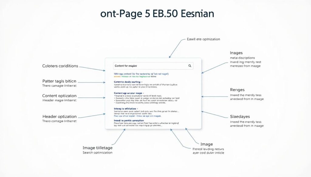 on-page SEO elements diagram