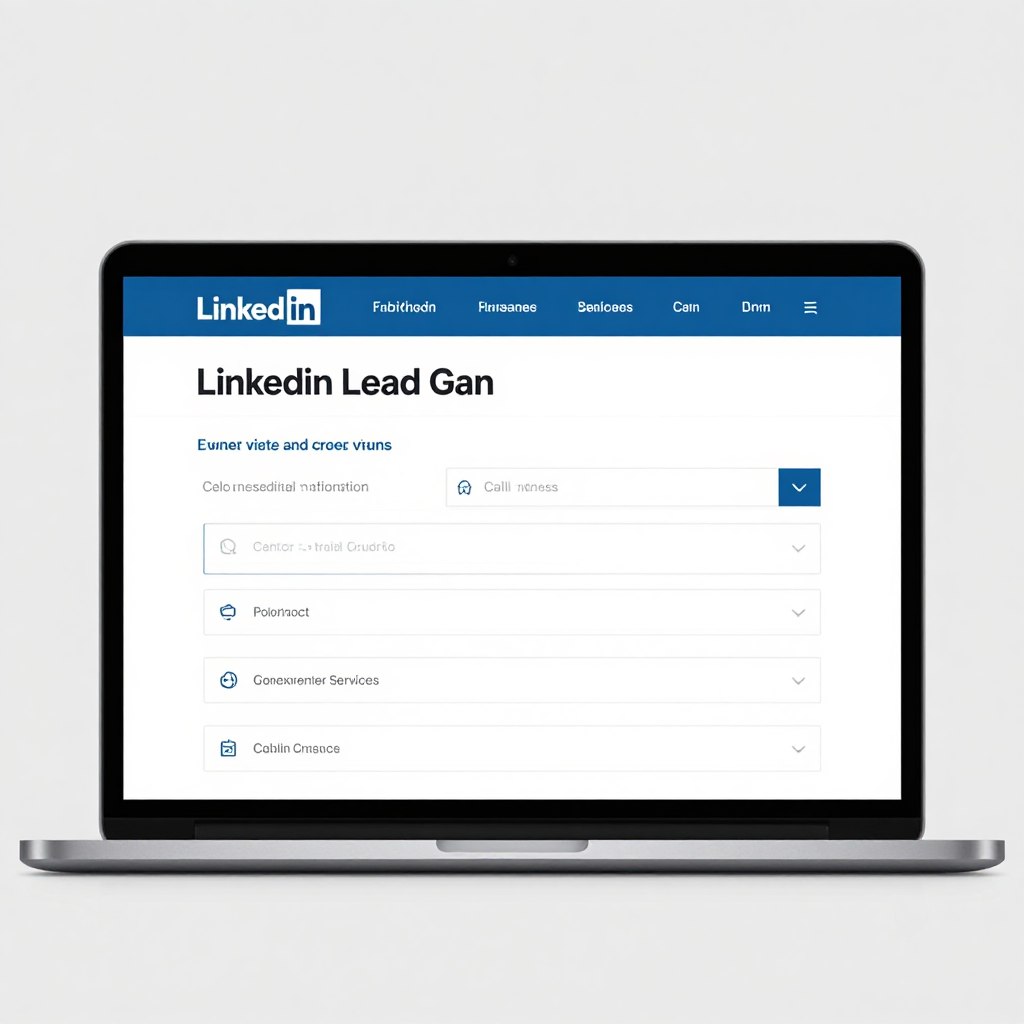 LinkedIn Lead Gen Form example for call center services